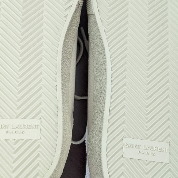 YSL Saint Laurent COURT CLASSIC SL/06 Signature SNEAKERS IN CANVAS/ LEATHER S40 - Picture 7 of 7